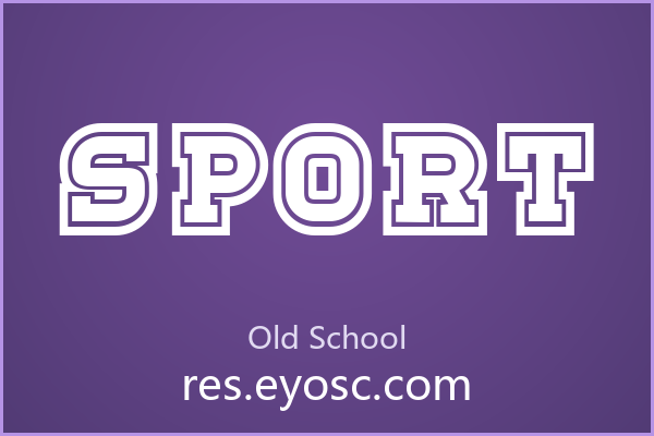为什么「Sport」在Old School类字体里值得关注
