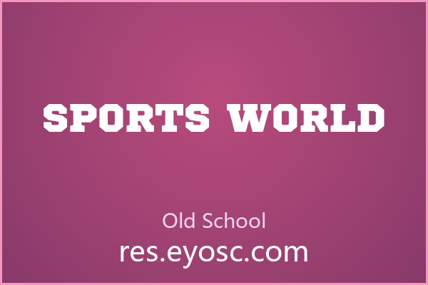 Sports World：不止字形，更是设计语言