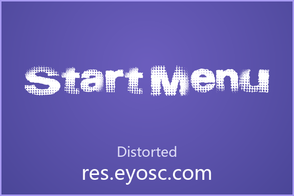 Start Menu字体下载|半色调网点字标
