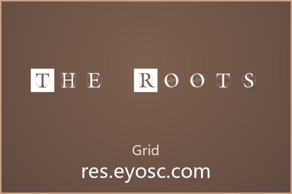几何水印叠加，The Roots的签名式衬线