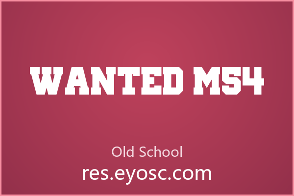 设计师字体库 | Wanted M54 值得收藏？