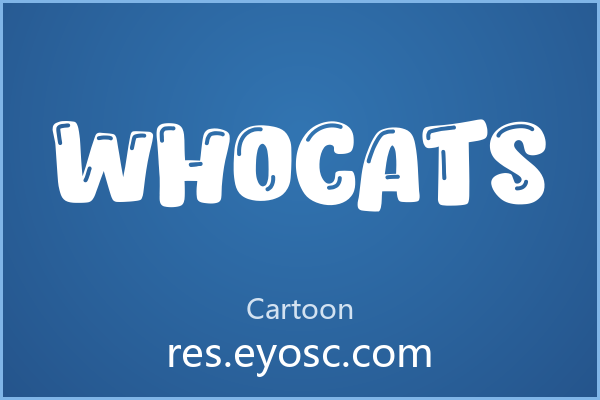 做卡通设计缺字体？「Whocats」就是你要找的