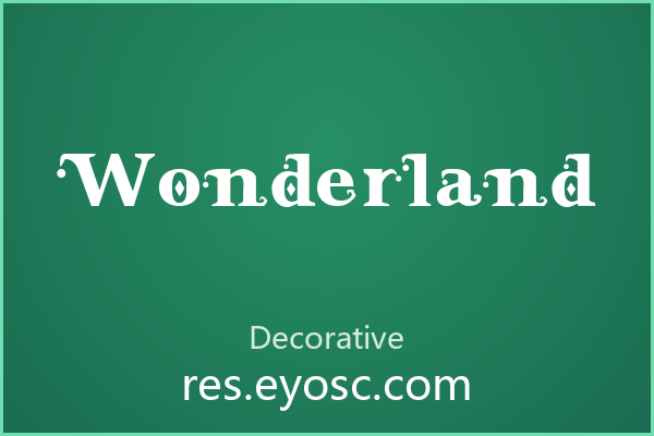 品牌Logo设计者不妨试试Wonderland