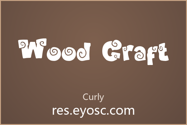 海报标题缺灵魂？Wood Craft 的卷曲能激活