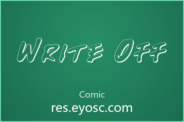 O形饱满圆润的手写体 Write Off