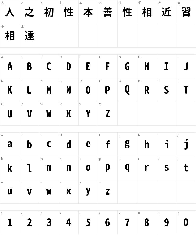 「源柔ゴシック等幅 Bold」——字体即品牌态度的无声表达 字体字形表