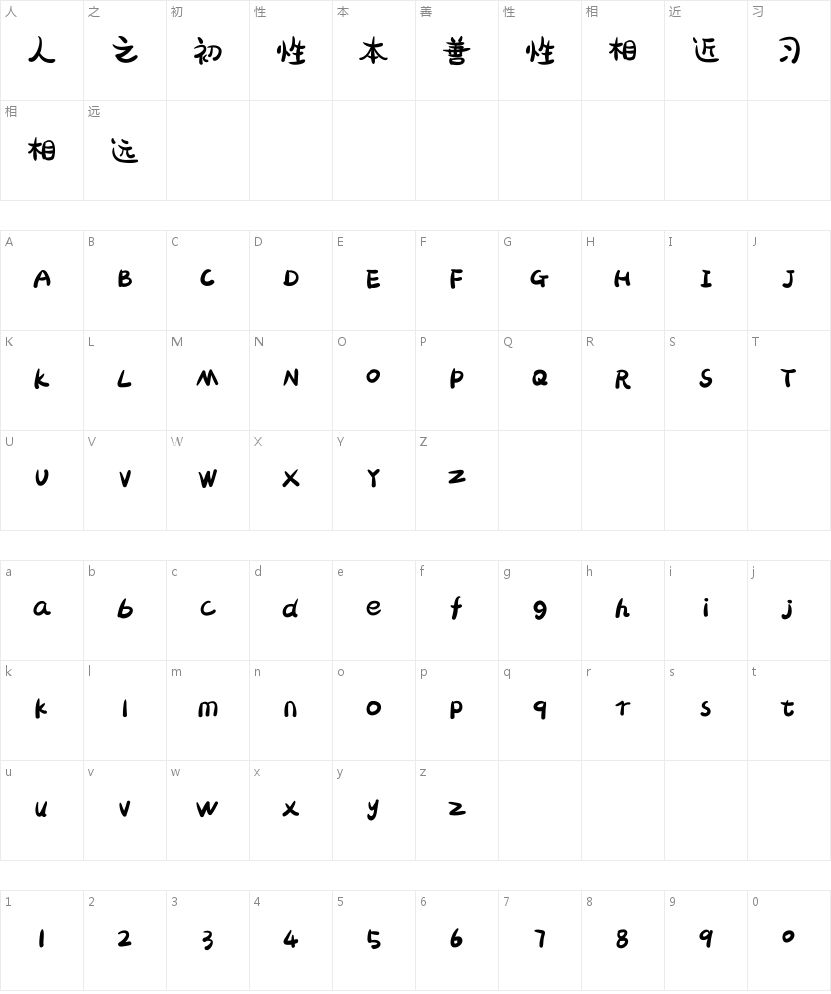 社交媒体爆款字体清单 | 胡晓波骚包体值得收藏吗 字体字形表