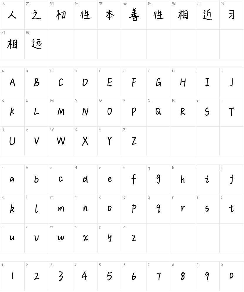 做书封看腻了宋黑？聊聊「平方时光体」的随性细节 字体字形表