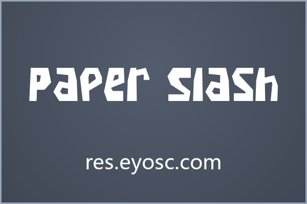 Paper Slash 的剪切质感适合社媒封面主视觉