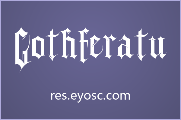 哥特尖刺与暗夜图腾 Gothferatu
