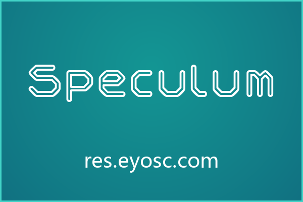 双线勾勒的未来感字体 Speculum