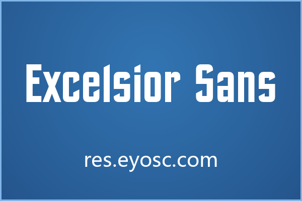 社媒封面的新面孔，Excelsior Sans 凭什么