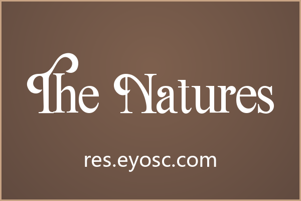 品牌字标设计师的宝藏发现 The Natures