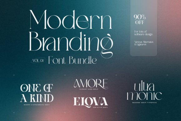 做手帐贴纸的你，看看这套Modern Branding Bundle