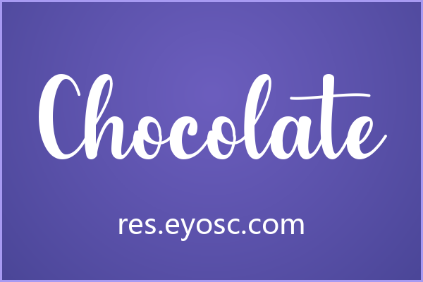Chocolate，手帐标题的灵感之选