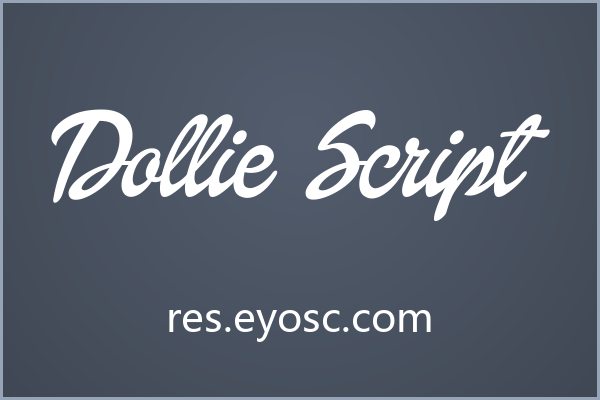 用Dollie Script做社媒封面，大字号才对味