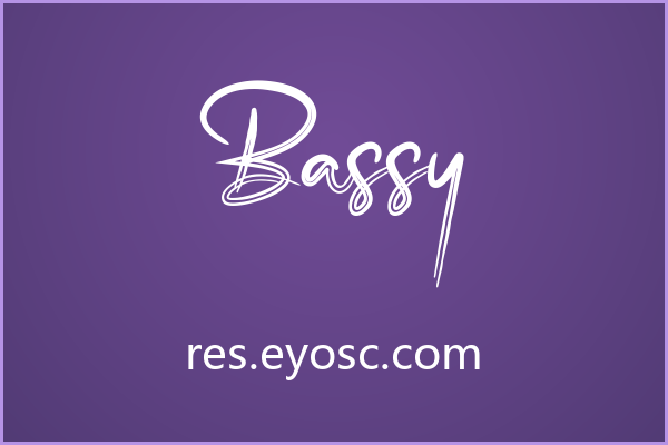 不是所有复古手写体都像Bassy这样克制