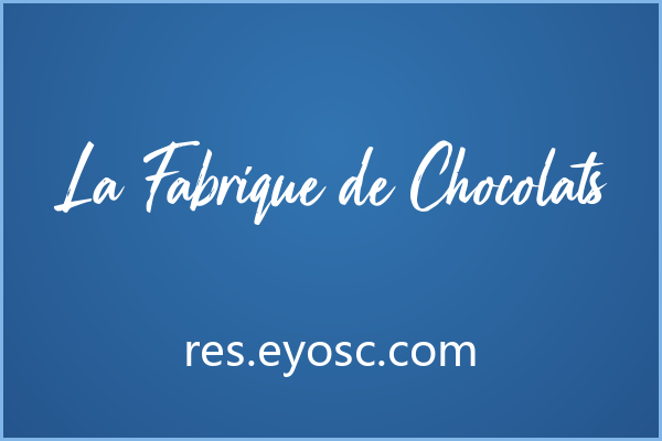社媒封面设计中 La Fabrique de Chocolats 的灵动笔触