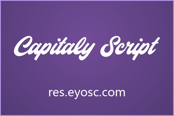 Capitaly Script 为手帐贴纸带来复古活力