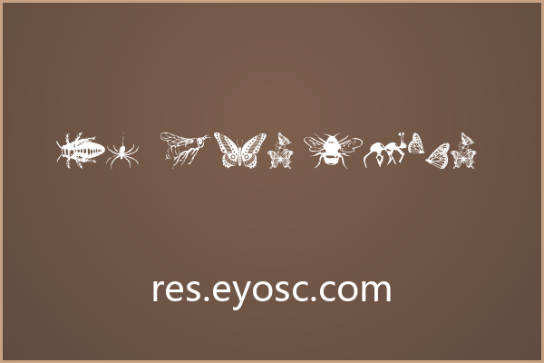 复古排版版面上一眼认出 WM Insects