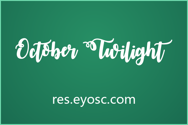 October Twilight，复古哥特的婚礼新选择