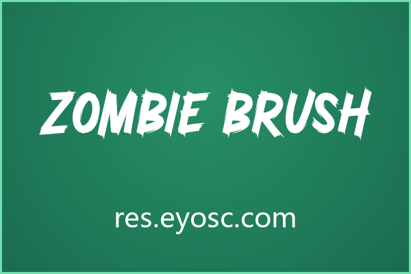 社媒封面总缺那点味道？试试 Zombie Brush