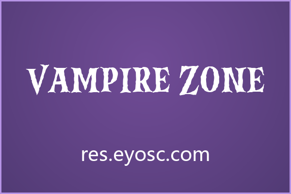 Vampire Zone 能够撑起哥特风社媒封面的视觉张力