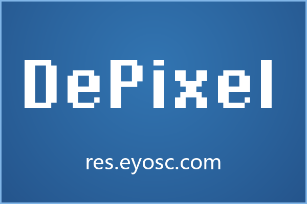 做儿童视觉的人，该看看 DePixel