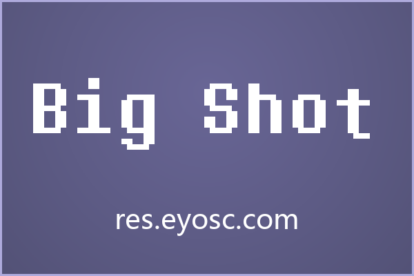 方块堆砌的边缘，Big Shot竟有复古温度
