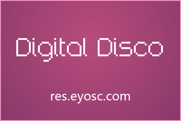 Digital Disco，像素堆叠的复古律动
