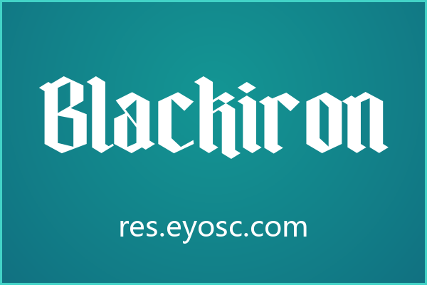 音乐节主视觉海报上，Blackiron 压住了全场