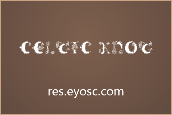 Celtic Knot 为商业提案注入手抄本神秘感