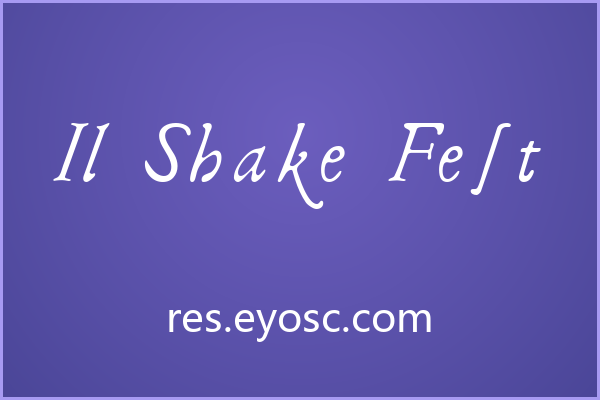 Il Shake Fest 的流动衬线为品牌字标注入手写优雅