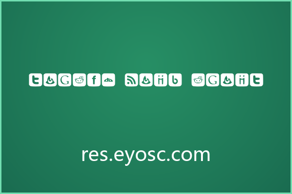用 Social Font Icons 讲清品牌故事