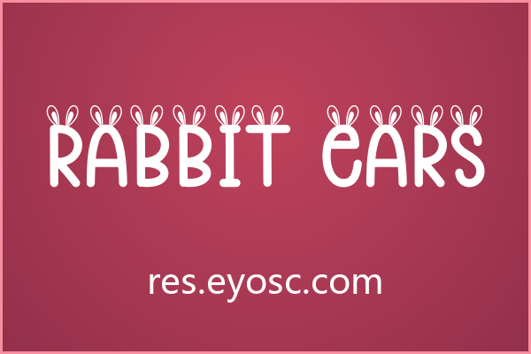 做复活节社媒封面不妨看看Rabbit Ears