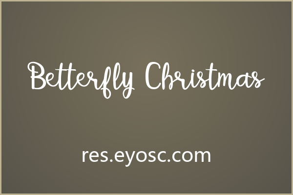 手帐贴纸版面一秒认出的Betterfly Christmas