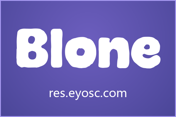 Blone 的圆润笔画为社媒封面注入活力