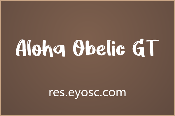 儿童视觉与Aloha Obelic GT的趣味碰撞