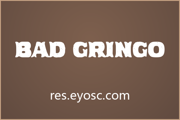 西部像素感字体 Bad Gringo