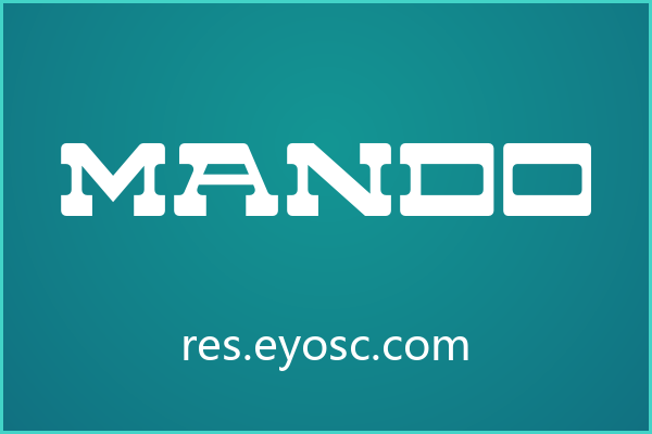 几何切割感十足的无衬线字体 Mando