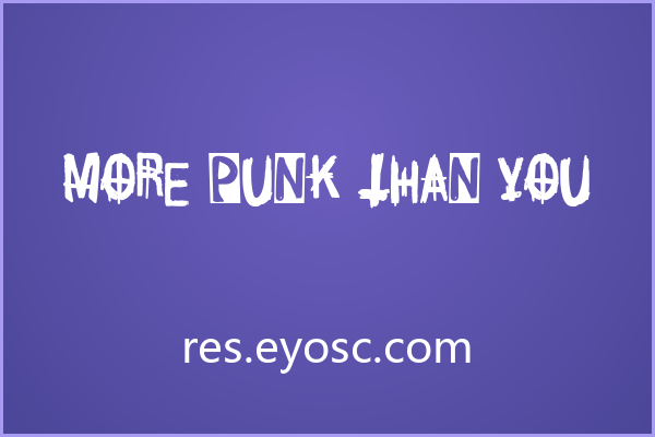 规整与崩坏共舞，More Punk Than You 的视觉反差
