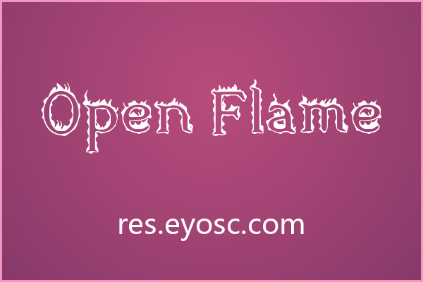 用 Open Flame 做海报，火焰质感怎么处理