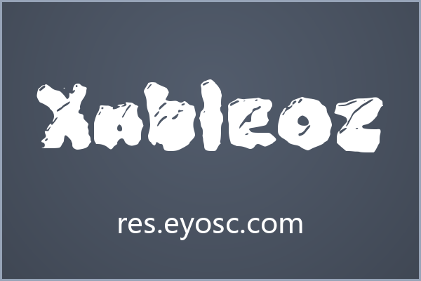 Xableoz，燃烧视觉的签名字体