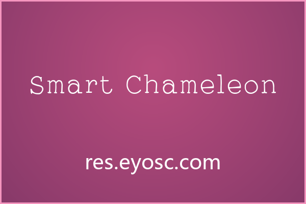 Smart Chameleon 字体的包装美学