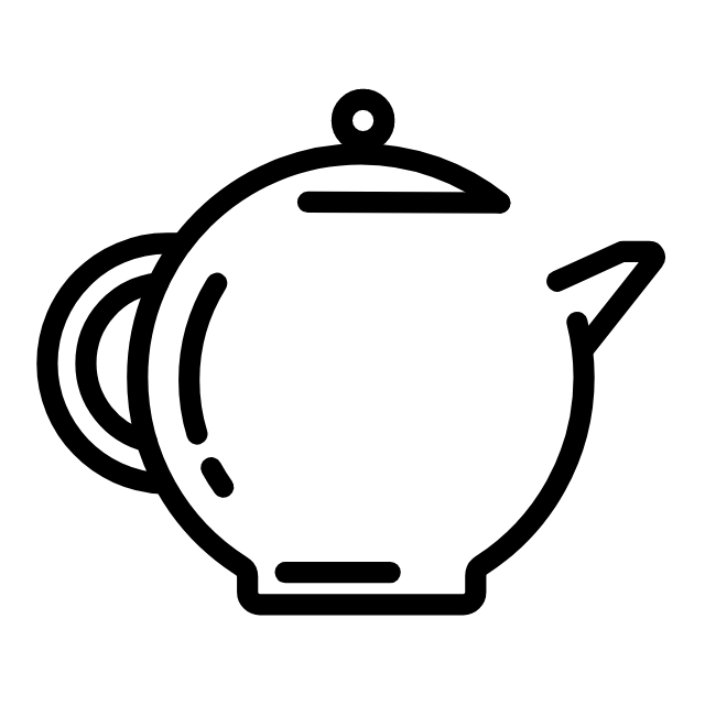 茶壶线条变幻，静谧等待瞬间