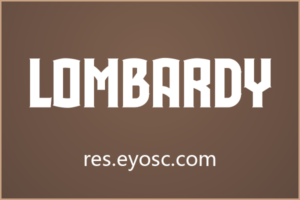 用Lombardy做海报，张扬感直接拉满