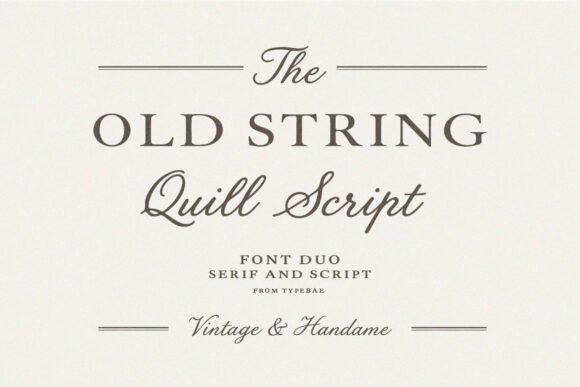 用 Old String 重塑品牌VI的经典感