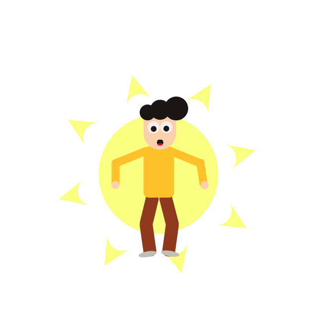元气插画跳出屏幕，给空状态一点惊喜