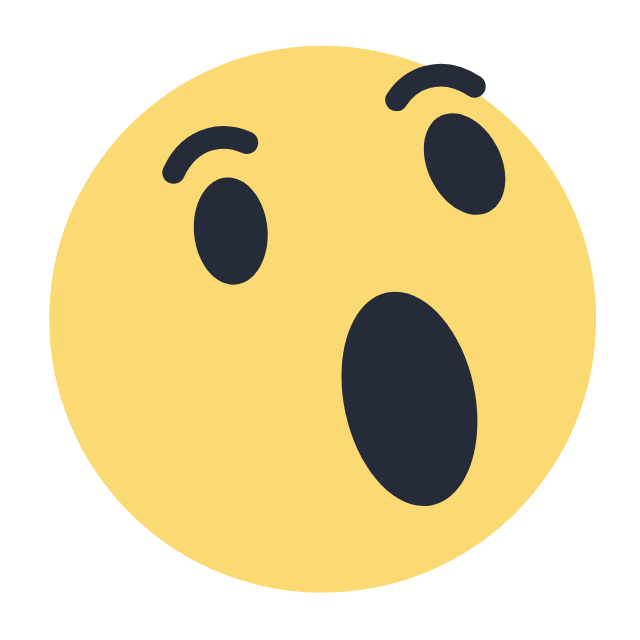 睁大双眼的表情循环，传递惊讶与惊喜