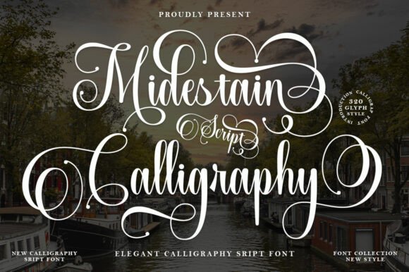 纤细却极具张力，Midestain Calligraphy 撑起杂志排版